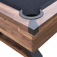 Mesa de billar multijuego 3 en 1 de 7 pies con mesa de comedor, tenis y billar de billar para niños y adultos, Material de cojín de MDF