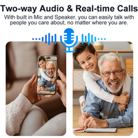 Caméra Wifi 720P/1080P FHD avec haut-parleurs Microphones Carte TF Mini Wi-Fi Al Suivi humain pour la surveillance intérieure