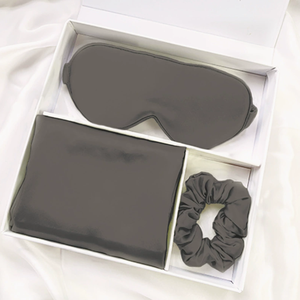 Set de Regalo de Lujo para Dormir de Seda de Morera 100% con Antifaz, Funda de Almohada y Coletero - Kit de Belleza para Dormir para Mujer, Uso en Viajes y en Casa - Product Image 4