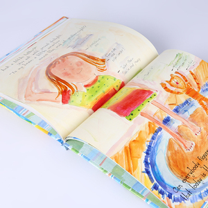 Caliente-venta <span class=keywords><strong>de</strong></span> cartón duro cubierta <span class=keywords><strong>de</strong></span> la escuela los niños libros álbum con estuche <span class=keywords><strong>de</strong></span> cubierta <span class=keywords><strong>de</strong></span> tela <span class=keywords><strong>de</strong></span> la chaqueta - Product Image 5