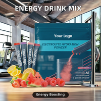 Poudre d'électrolytes en sachets, marque privée, sans sucre, mélange de boisson électrolytique pour la récupération sportive, best-seller Amazon