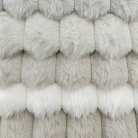 Rouleau de tissu en peluche rayé 100 % polyester tricoté, résistant à l'abrasion, de haute qualité, pour canapé et textile de maison épais