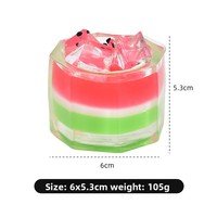 Mini-gobelet de luxe décoratif en gelée souple, Squishies thé au lait et milkshake à rebond lent, Jouet anti-stress mignon pour enfants