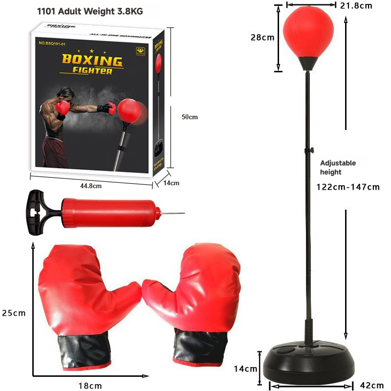 Set de boxeo para adolescentes y adultos (poste pintado con spray)