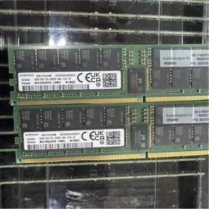 โมดูลหน่วยความจำเซิร์ฟเวอร์ Samsung แท้ 64GB DDR5 ECC Registered สำหรับศูนย์ข้อมูลองค์กร, PC5-5600B 2Rx4 DDR5 ECC Memory 64GB - Product Image 1