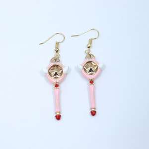 Dibujos animados moda 12 diseño Anime periférico tarjeta <span class=keywords><strong>Captor</strong></span> <span class=keywords><strong>Sakura</strong></span> pendientes - Product Image 1