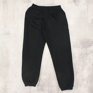 Custom Logo 100% Cotton High Quality Sweat Pants Embroidery Logo <b>Elastic</b> Cuff Sweatpants for Men - Product Image 1