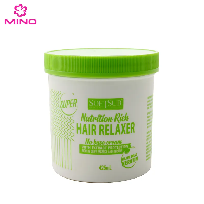 Crème pour lisser les cheveux, africaine, sans teinture, relaxation, 100g, flacon