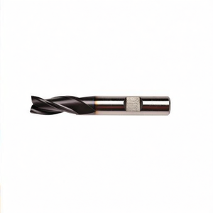 Fresa HSS-Co con recubrimiento TiAlN TA1415, helicoidal de 30 grados, corta para ranuras, 3 filos, vástago Weldon - Product Image 2