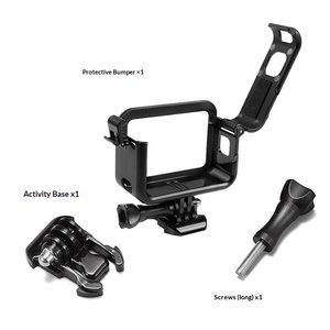 Étui de protection antichute en plastique haute qualité pour GoPro 10/9/11 avec dissipation thermique et cadre d'extension pour griffe porte-accessoire - Product Image 4