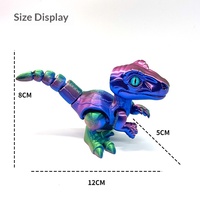 2026 Mainan Dinosaurus Velociraptor Simulasi 3D, Figur Dinosaurus Multi-joint Dapat Digerakkan, Hadiah Ornamen Dekoratif