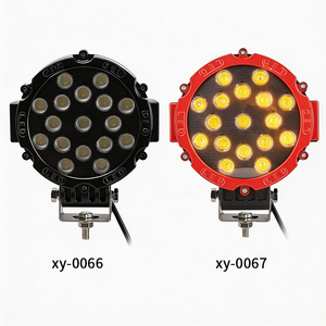 Focos LED de Trabajo de 7 Pulgadas, Venta al por Mayor Directa de Fábrica, Foco Redondo de 51W para Camiones 4x4 Todoterreno, Camiones Volvo, Andamios y Construcción - Product Image 1