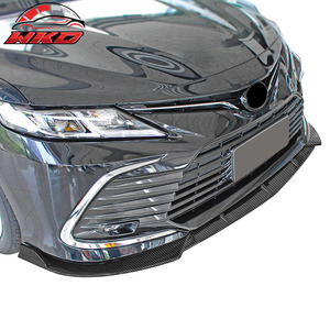 Lèvre de pare-chocs avant pour Toyota Camry 2021-2024 LE 3 pièces Spoiler PP Impression fibre de carbone Haute qualité Kit carrosserie - Product Image 2
