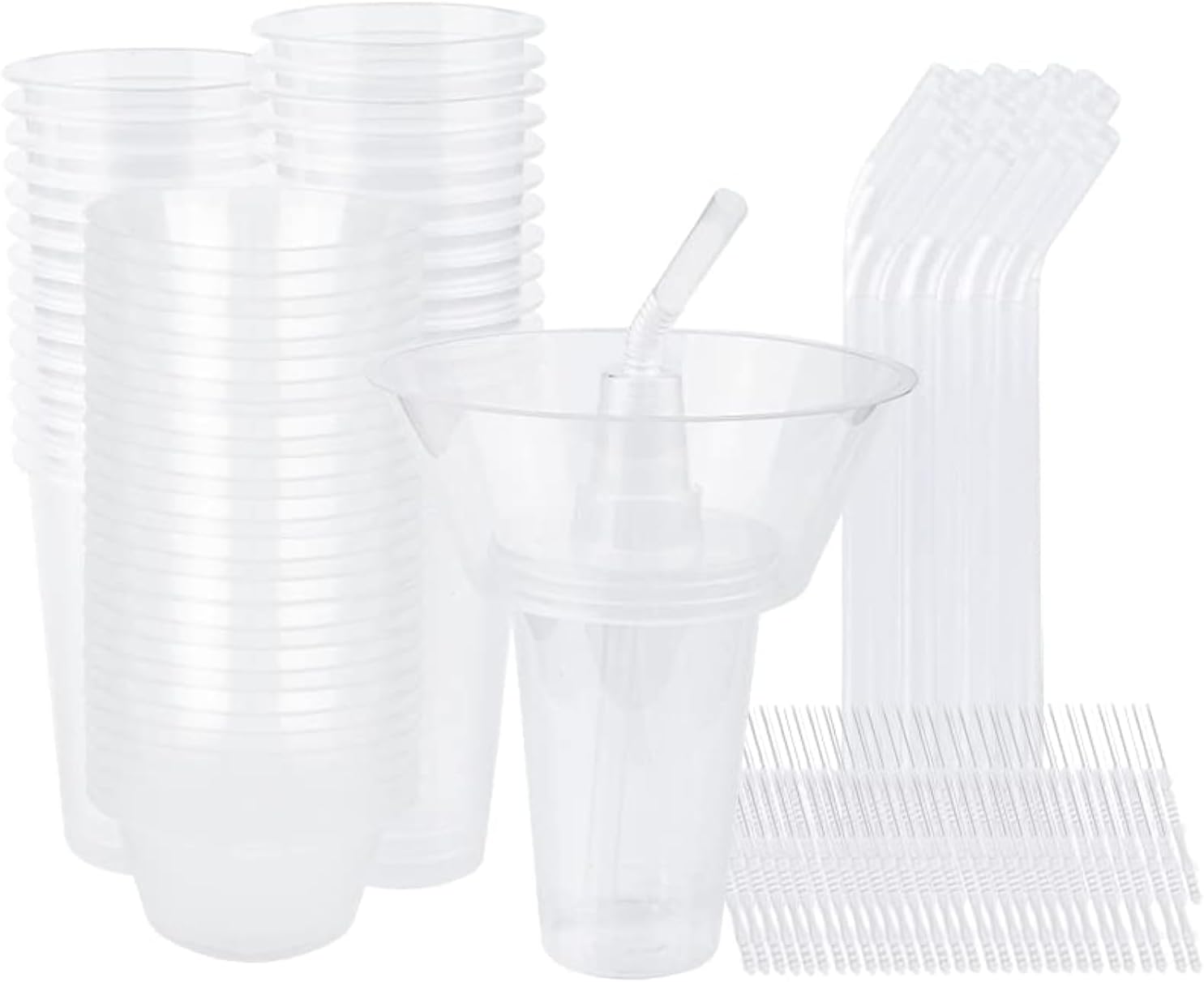 Lot De 20 Petits Pots Alimentaires 160 Ml – Plastique Sans BPA, Couvercle Anti-fuite – Passent Au Micro-ondes, Congélateur, Lave-vaisselle – Pour Rangement Cuisine