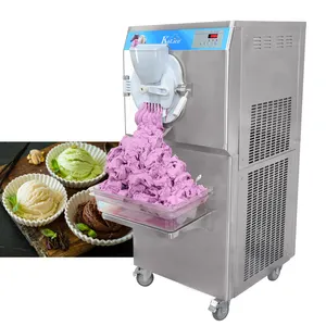 Máquina para hacer helados duros de Gelato italiano comercial/máquina de helados de gelaot congelador por lotes