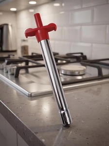 Briquet manuel en acier au carbone de qualité supérieure pour cuisinière, cuisson, barbecue et utilisation en extérieur - Product Image 1