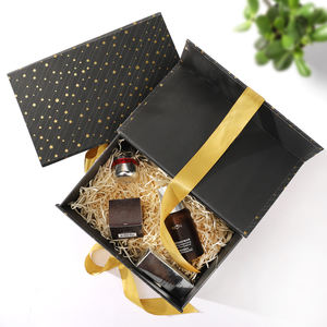 Boîte d'emballage à fermeture magnétique pour soins de la peau boîtes cadeaux magnétiques avec ruban - Product Image 6