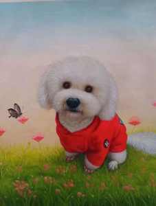 Fatti a mano comprare arte pittura cane tela dipinta a mano parete olio cani arte tela pittura a olio per la decorazione della casa - Product Image 4