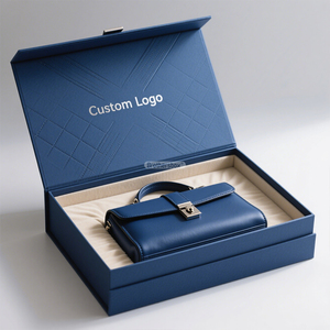 Caja de Regalo Rígida Personalizada de Alta Calidad para Bolsos, Diseño de Lujo, Empaque Rígido Magnético para Accesorios de Moda - Product Image 3