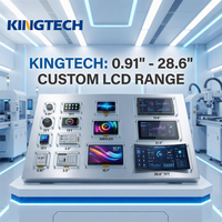 Kingtech - Detector de mano monocromático COG de tamaño pequeño, dispositivo portátil, alimentado por batería, ultrafino, de bajo consumo, módulo LCD personalizado