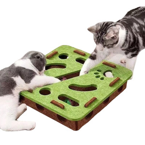 Jouet laser interactif pour chat avec clochette, <span class=keywords><strong>boîte</strong></span> de rangement pour balles, pour le grattage et le divertissement, <span class=keywords><strong>anti</strong></span>-<span class=keywords><strong>ennui</strong></span>, fournitures pour animaux de compagnie, vente en gros de Hebei - Product Image 2