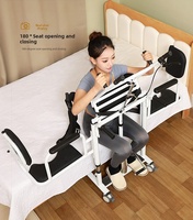 Chaise élévatrice à transfert hydraulique multifonctionnelle pour salle de bain domestique Chaise de machine mobile paralysée et désactivée