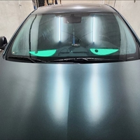 Panneau souple universel flexible 38x10cm avec éclairage LED Devil Eyes pour accessoires de voiture et de camion