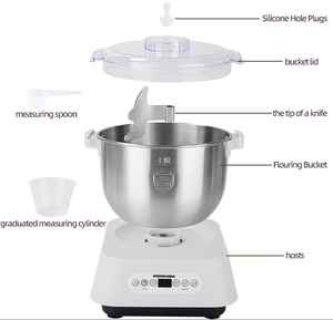 Machine de cuisson à domicile trois-en-un de haute qualité petit mélangeur de pâte pétrin de pâte mélangeur de lait commercial entièrement automatique - Product Image 4