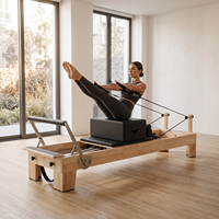 Reformadores de Pilates: Reformer de Pilates de Roble para Grupos Pequeños y Sesiones de Entrenamiento Semiprivadas