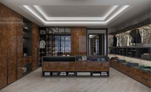 Armario de Dormitorio de Lujo, Vestidor Personalizado, Ecológico, de Gran Capacidad, Sistema de Almacenamiento Inteligente, Juego Completo para Apartamento/Gimnasio - Product Image 2