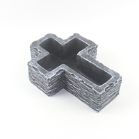 Ventes en gros de pots en ciment faits à la main en forme de rose, de forme ronde, de taille normale, durables et écologiques pour la maison, le jardin et l'extérieur