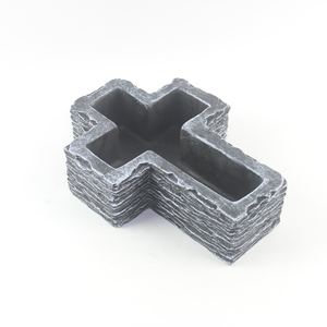 Vente <span class=keywords><strong>en</strong></span> gros <span class=keywords><strong>Mini</strong></span> jardinière <span class=keywords><strong>en</strong></span> forme de cœur de <span class=keywords><strong>palmier</strong></span> rose Conteneur de <span class=keywords><strong>pot</strong></span> de fleur de jardin à vendre Jardinières extérieures élégantes <span class=keywords><strong>en</strong></span> ciment gris - Product Image 4