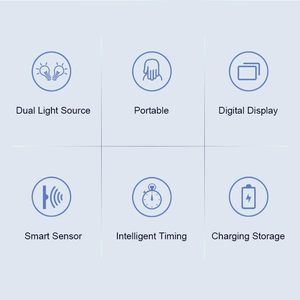 Nuevo Color Beige, el mejor equipo profesional para salón de uñas, lámpara UV inalámbrica para uñas, lámpara Led recargable de 86W, secador de uñas - Product Image 6