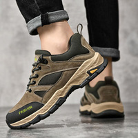 2024 chaussures de sport pour hommes automne et hiver nouvelle mode en plein air semelle épaisse chaussures de randonnée hommes respirant loisirs chaussures de course