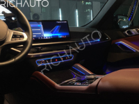 Para BMW X5 Color RGB Dynamic Interior Lights Aplicación inalámbrica Control Entorno Atmosférico Automotive LED Light Kit