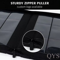YY Unique 12 Set PU Cuir Trading Toploader Binder Album Coloré 9 Poches Livre Premium Top Loader Card Binder