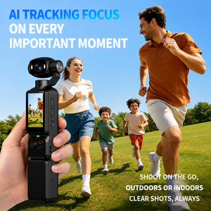 กล้องแอคชั่นพกพา SourcingArk 4K 1080P ป้องกันการสั่นไหว พร้อมแท่นชาร์จ/ด้ามจับ โฟกัสภาพคน ถ่ายภาพแนวตั้ง หน้าจอพลิกหมุนได้ รุ่น LK033 - Product Image 6