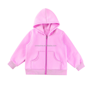 Felpe <span class=keywords><strong>con</strong></span> cappuccio in bianco per ragazze di lusso di lusso pesante francese <span class=keywords><strong>con</strong></span> <span class=keywords><strong>Zip</strong></span> - Product Image 4