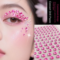 Наклейки-стразы Bedazzle Gems, украшения для ногтей, наклейки-бриллианты для бровей, временные OEM-наклейки с жемчугом для ушей и лица, 3D-стразы для ногтей