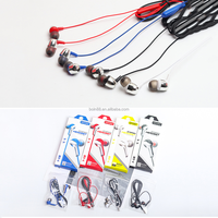Earphone In-Ear Berkabel 3.5mm Harga Terjangkau Warna-Warni, Bass Berat, Suara Jernih, Dilengkapi Mikrofon