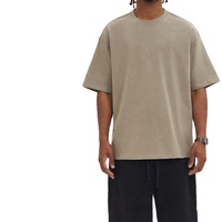 T-shirt Homme 100% Coton Vierge Personnalisable pour Impression et Broderie, Qualité Supérieure, Grammage Lourd 280g, Coupe Oversize, Vente en Gros