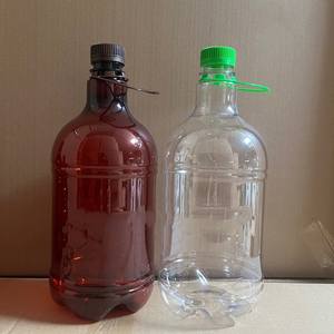 1L,2L,3L,<span class=keywords><strong>4L</strong></span> xách tay nhựa <span class=keywords><strong>PET</strong></span> bia thùng dầu Thùng rõ ràng nước trái cây màu nâu nước rượu vang đóng gói xô Take-out chai - Product Image 6