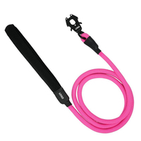 Laisse de dressage tactique robuste pour chien, en corde d'alpinisme, avec mousqueton pivotant