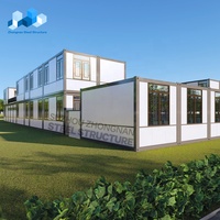 Zhongnan détachable 20 pieds mobile pas cher maison flatpack hôtel de luxe sanatorium école maison en conteneur à vendre