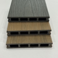 Tarima de Exterior Impermeable de WPC, Baldosas de Madera Plástica, Revestimiento de Madera con Grano de Madera 3D, Tarima Compuesta Coextruida