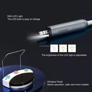 C-SAILOR <span class=keywords><strong>PRO</strong></span>+ Tandheelkundige implantaatsystemen met 1 stuk 20:1 LED <span class=keywords><strong>Contra</strong></span> Angle 2 in 1 Tandheelkunde Implantaatmotoruitrusting - Product Image 5