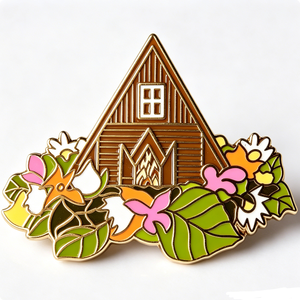 Custom Soft Enamel for Fashion-Themed Christmas Gift for Outdoor Enthusiasts & Cottagecore - Product Image 4