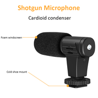 Mamen Professional Meeting Conference Microphone d'enregistrement pour téléphone portable et ordinateur portable Travail à domicile Kit d'éclairage en ligne