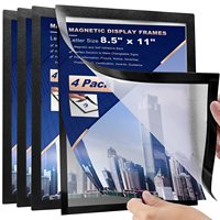 Porte-documents magnétique en PVC durable