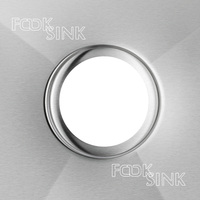 Évier encastré en acier inoxydable 304 pour cuisine professionnelle, évier industriel soudé sur mesure, évier de table rectangulaire, réservoir d'eau 18/16 gauge